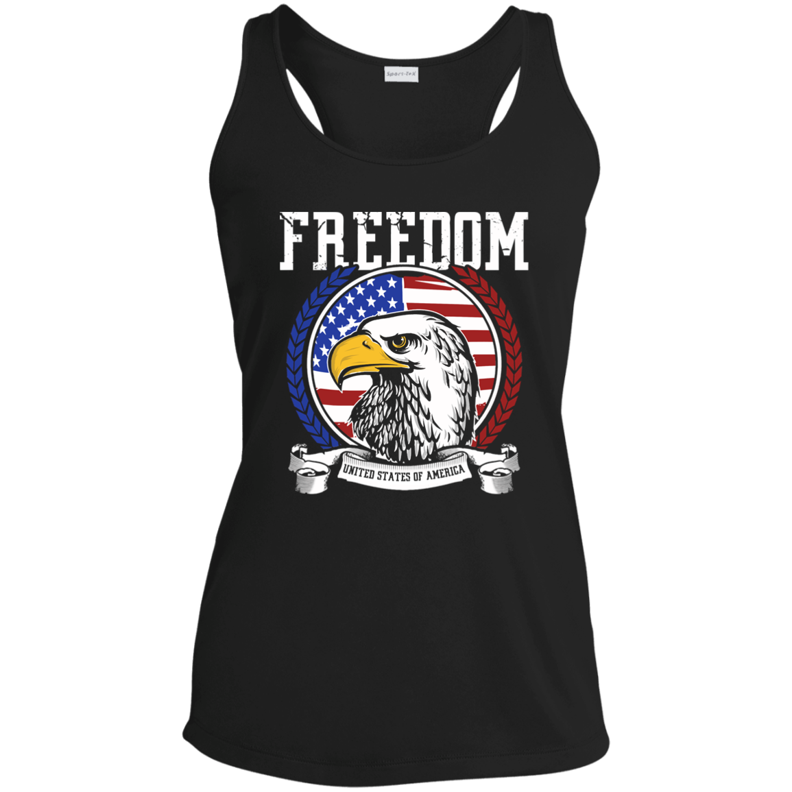 Womens Racerback  4FREEDOM Tank Top