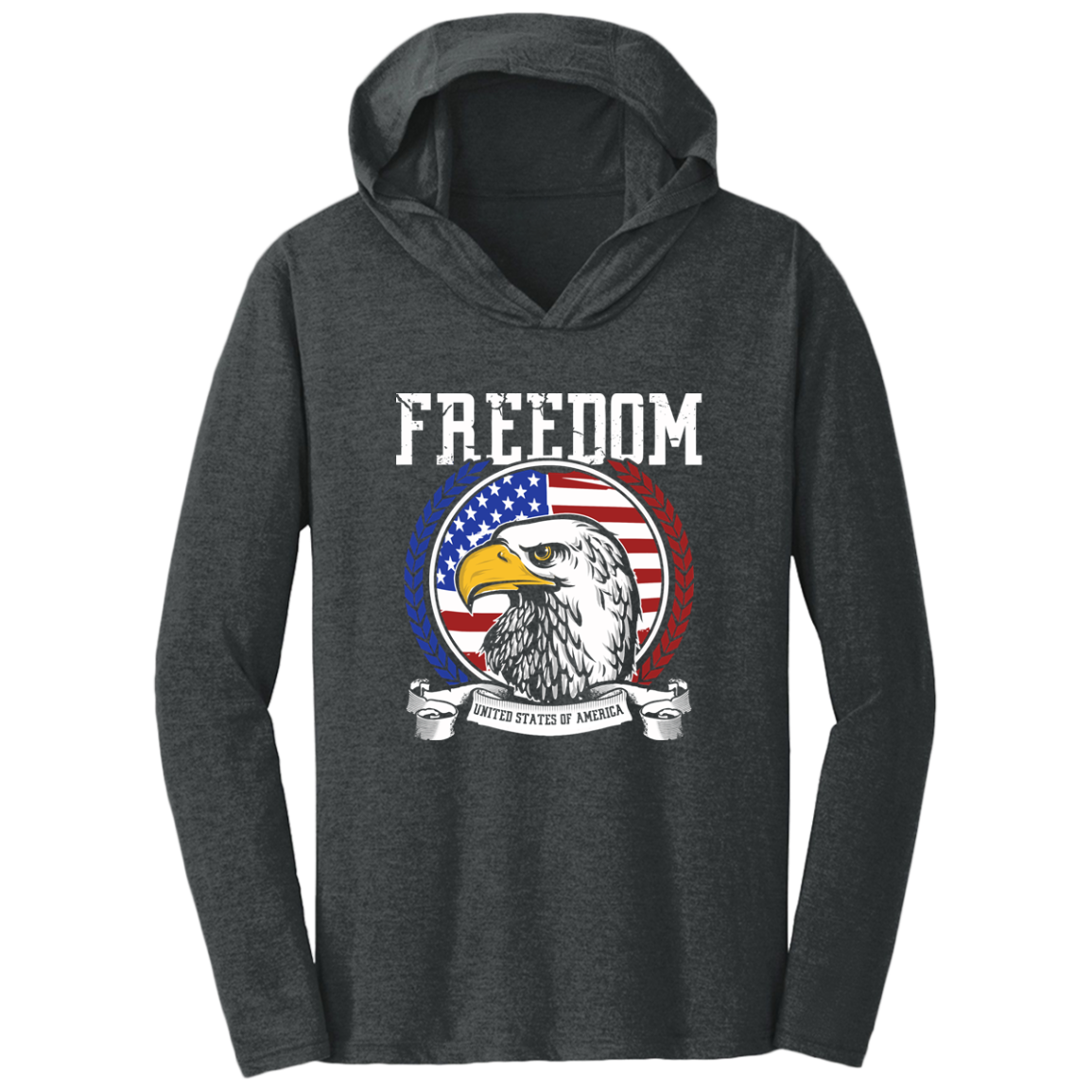 FREEDOM Mens T-Shirt Hoodie