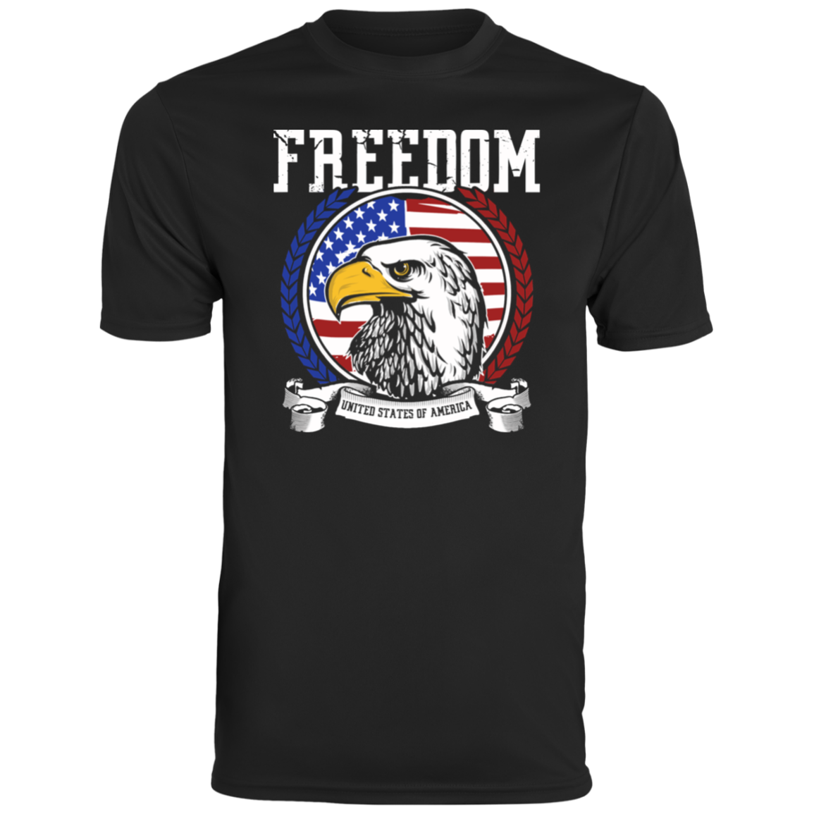 FREEDOM Mens Moisture-Wicking T-shirt